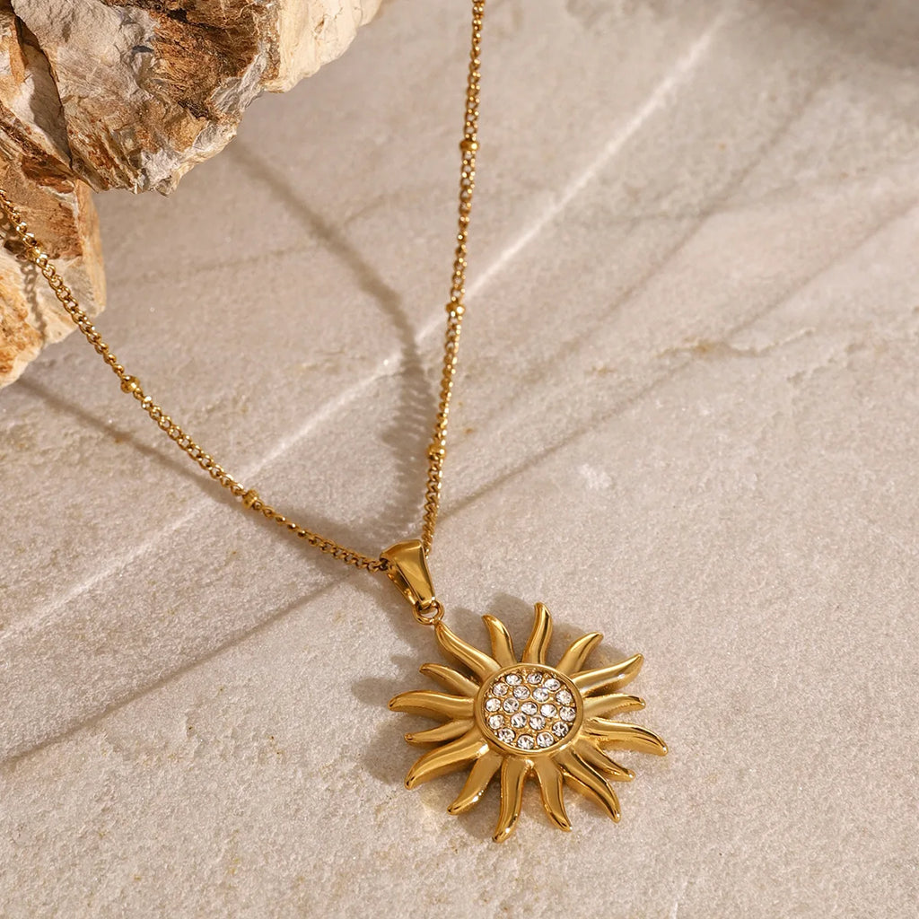 Sun Necklace - Shans London